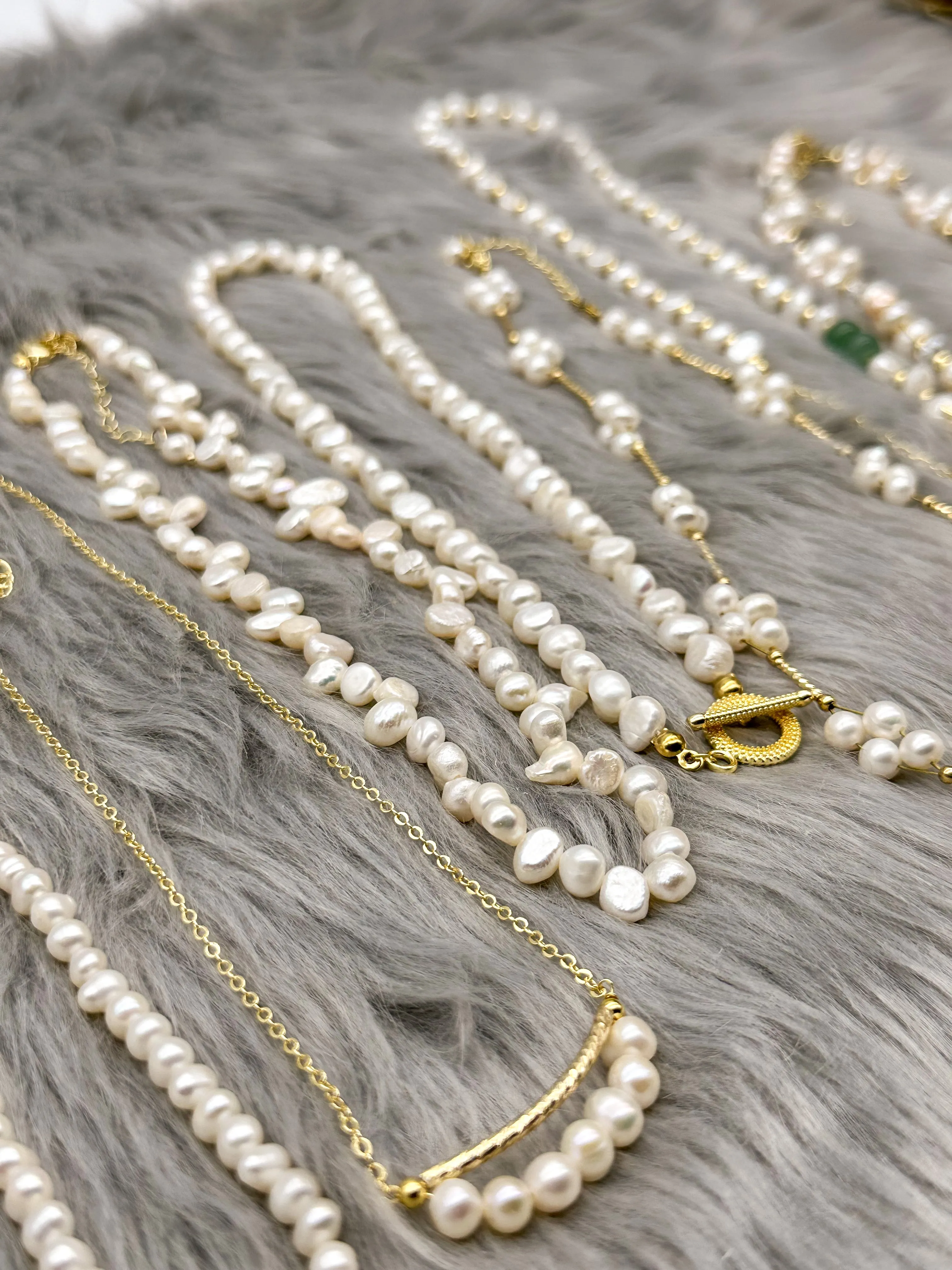 K-Pop Style Freshwater Pearl Necklace