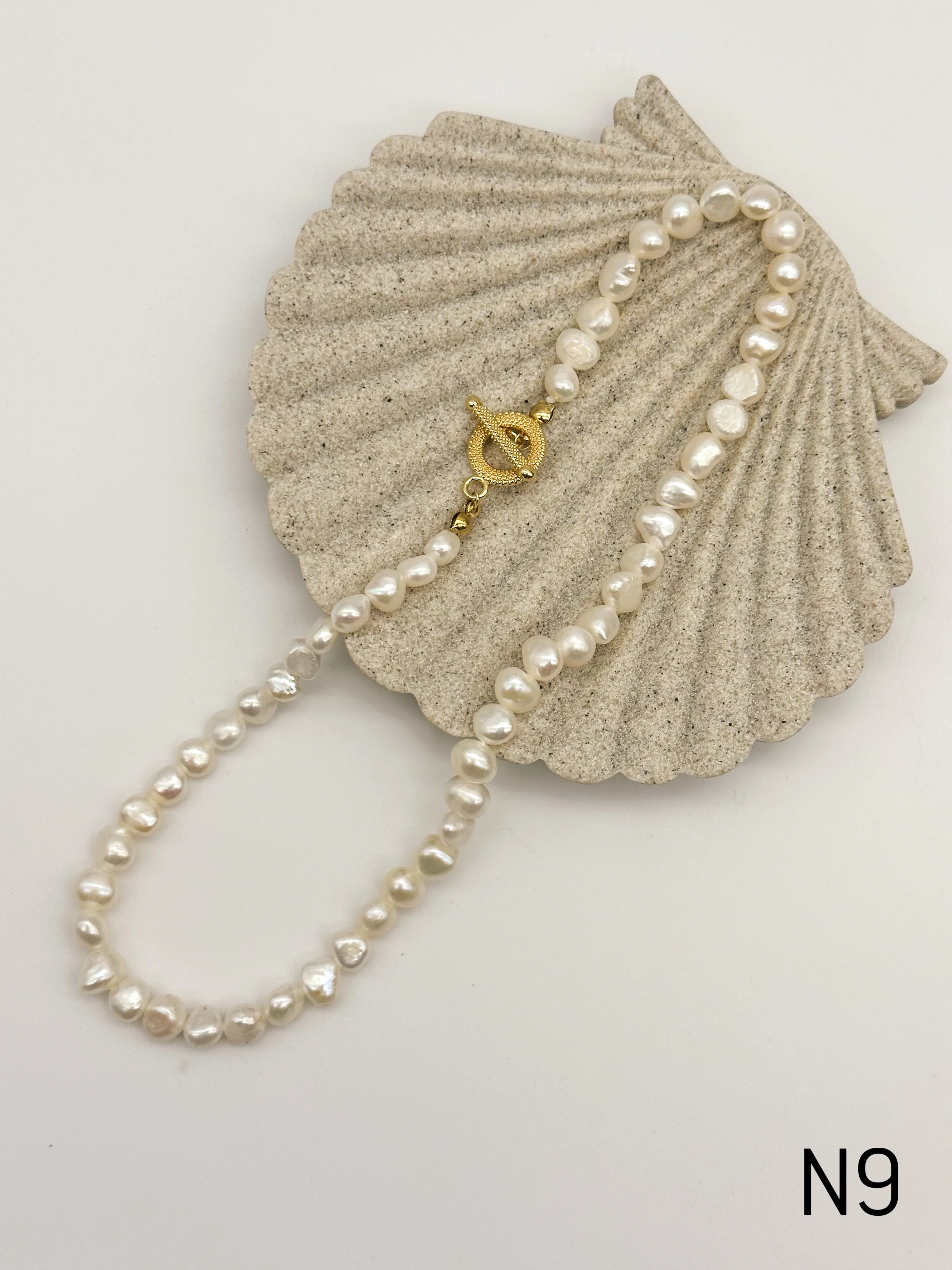 K-Pop Style Freshwater Pearl Necklace