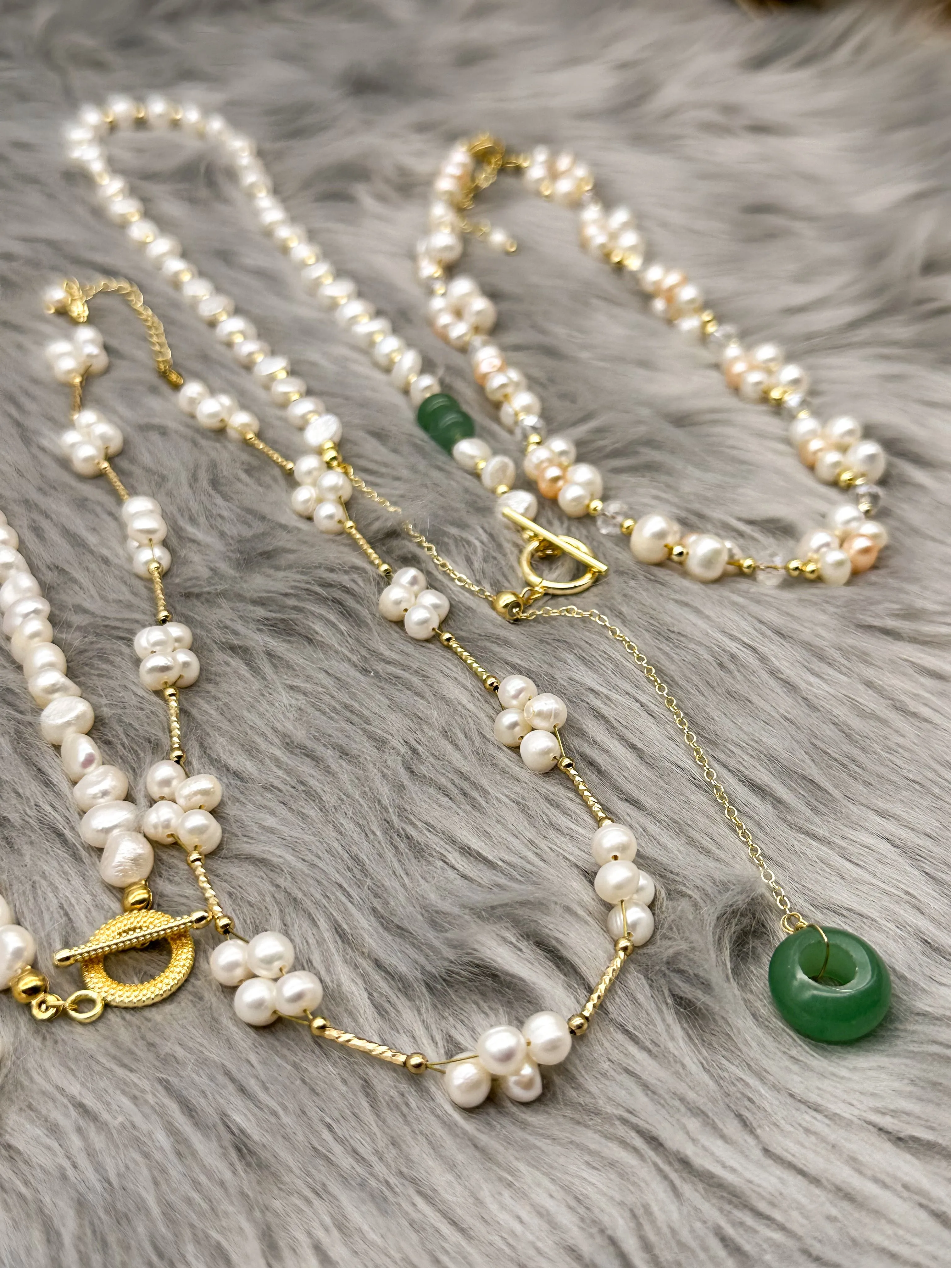 K-Pop Style Freshwater Pearl Necklace