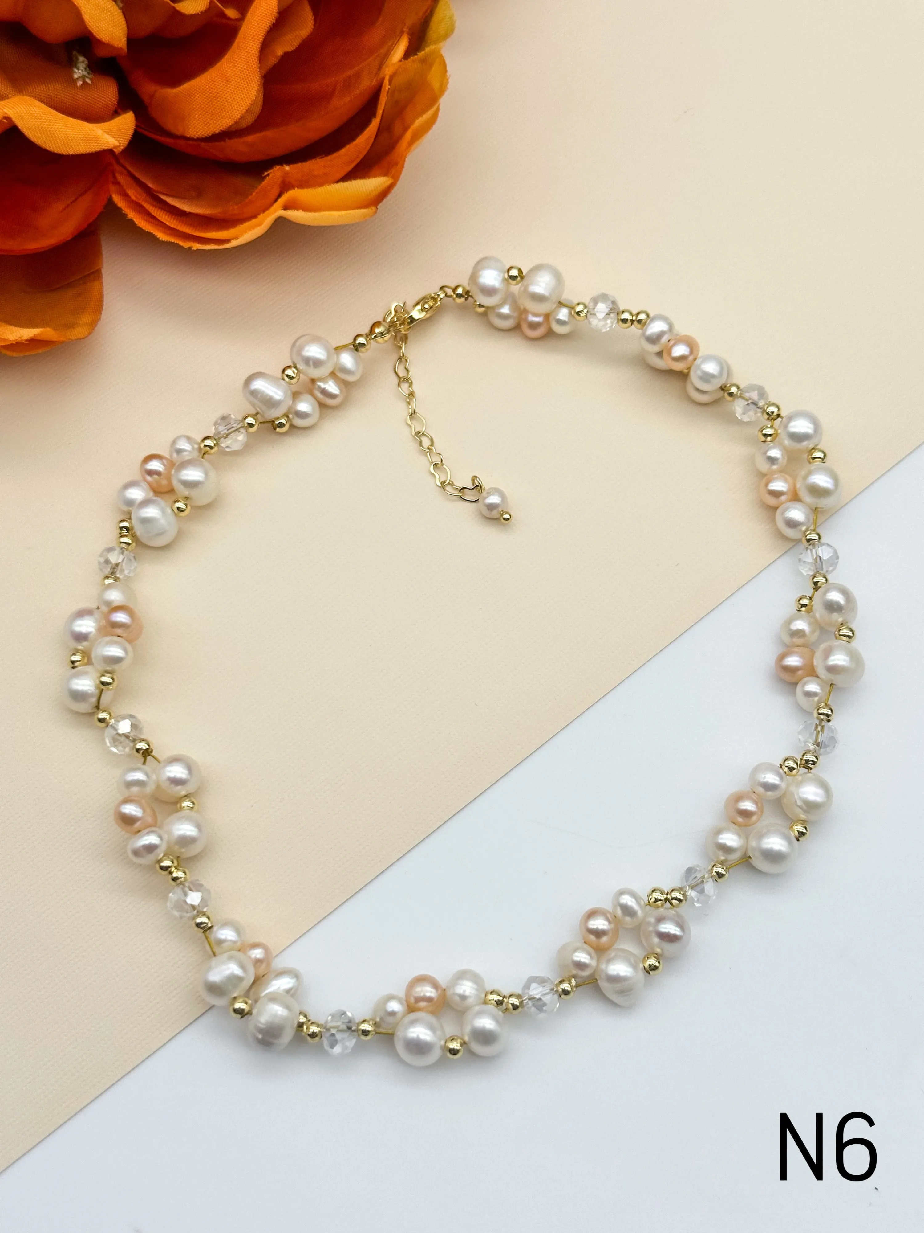 K-Pop Style Freshwater Pearl Necklace