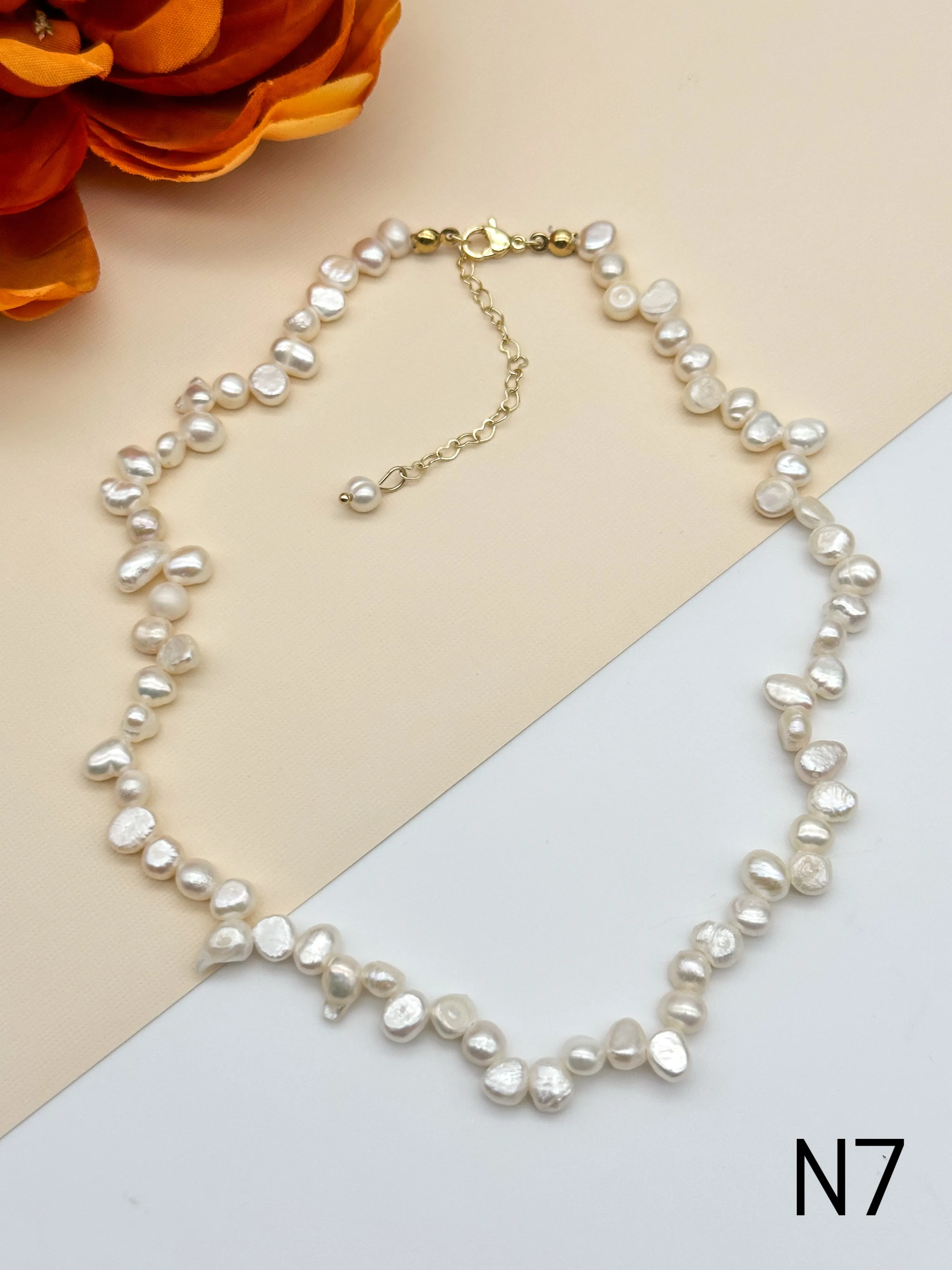 K-Pop Style Freshwater Pearl Necklace