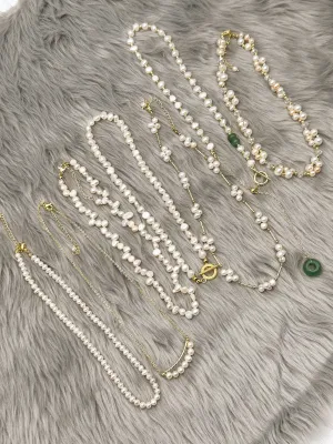 K-Pop Style Freshwater Pearl Necklace