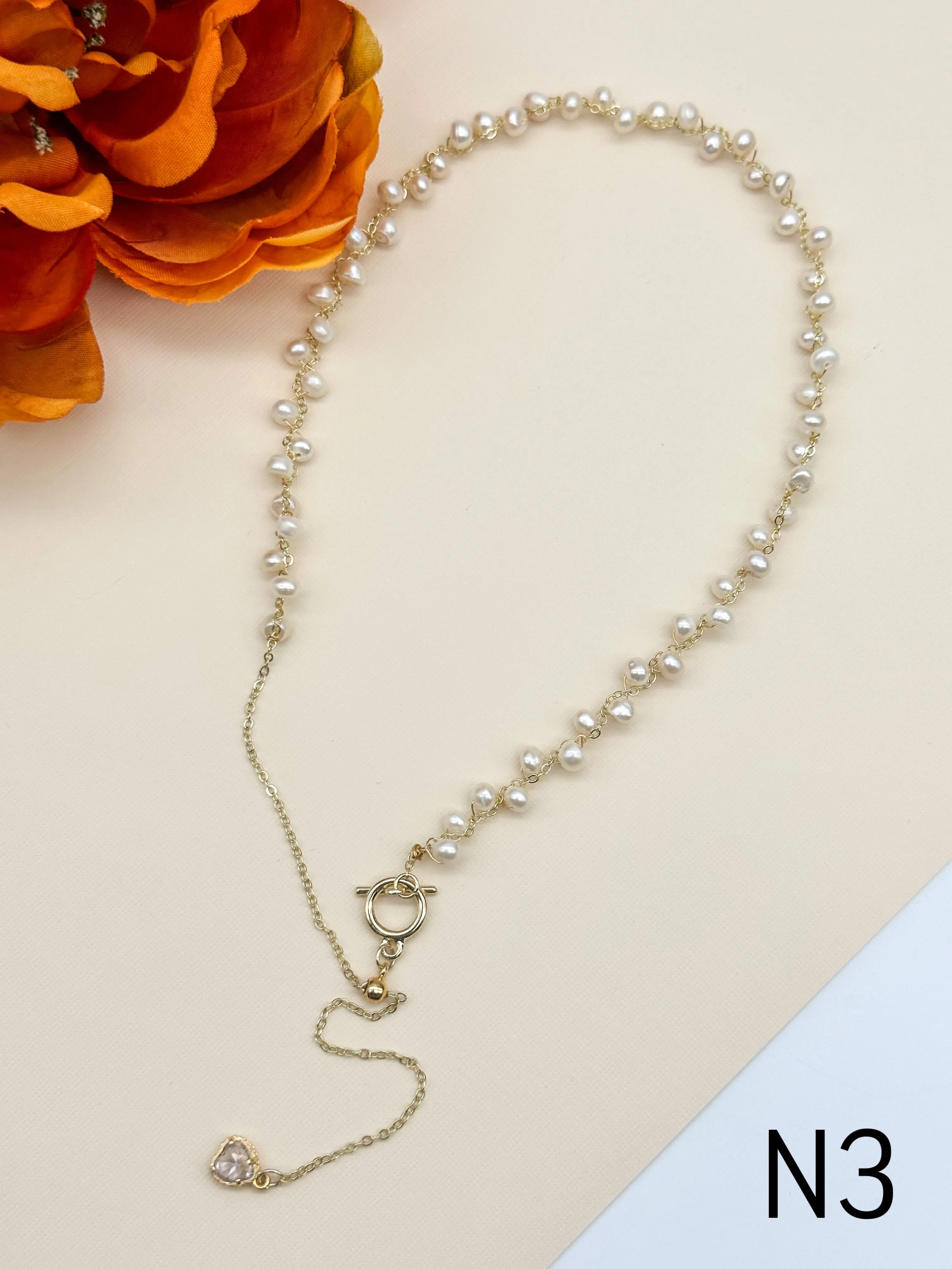 K-Pop Style Freshwater Pearl Necklace