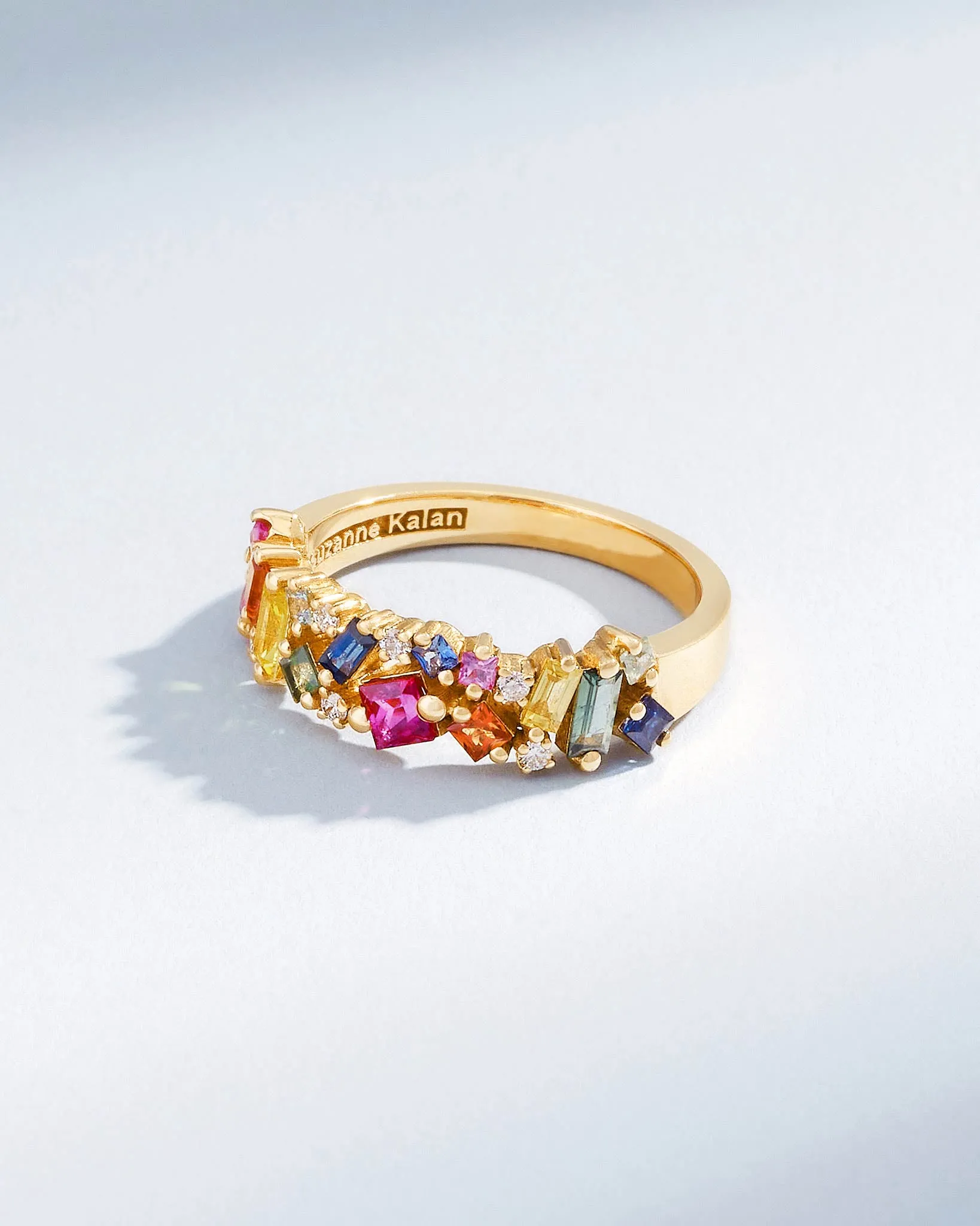 La Fantaisie Rainbow Sapphire Half Band