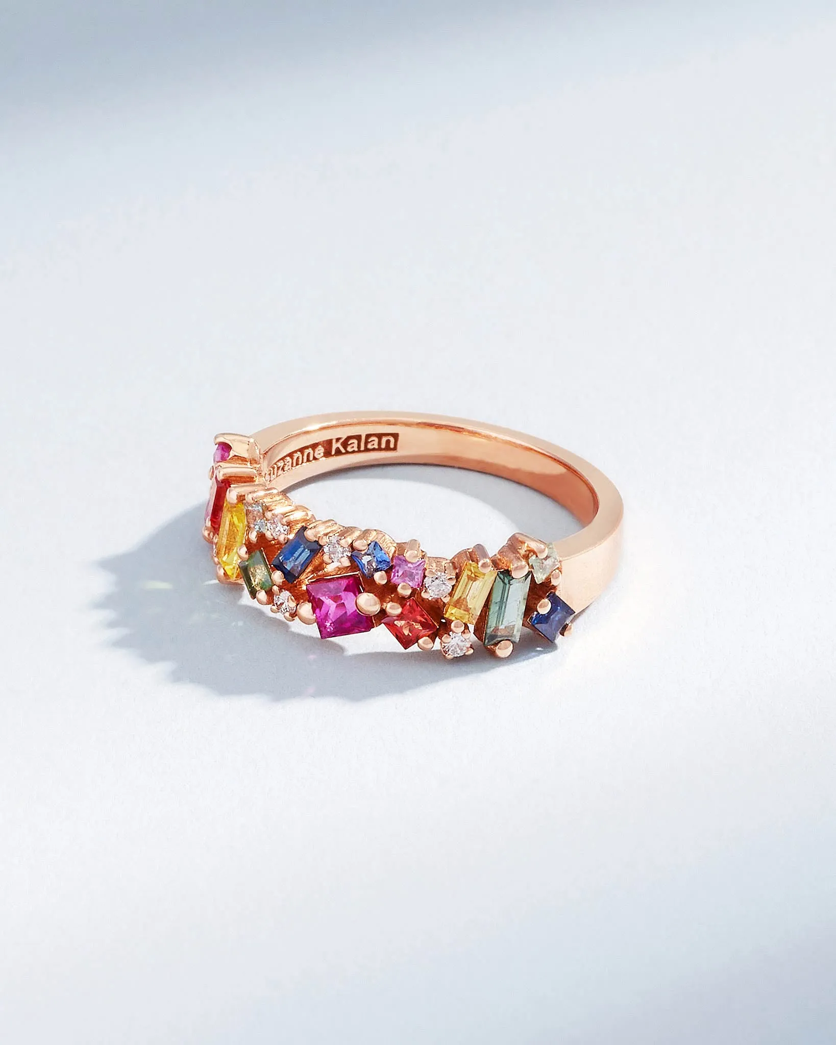 La Fantaisie Rainbow Sapphire Half Band