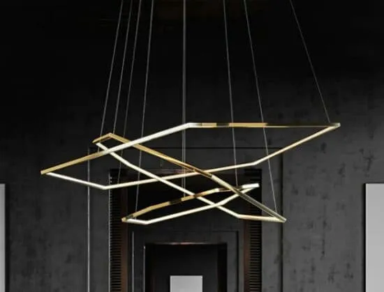 Laguuse Polygonal Large Rings Pendant Lamp