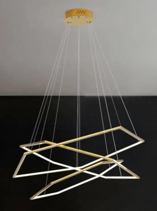 Laguuse Polygonal Large Rings Pendant Lamp