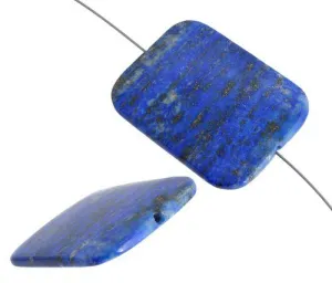 Lapis 13x18mm Rectangle Beads