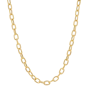 Large Rolo Chain Necklace