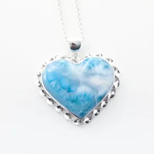 Larimar Heart Pendant Ashleigh