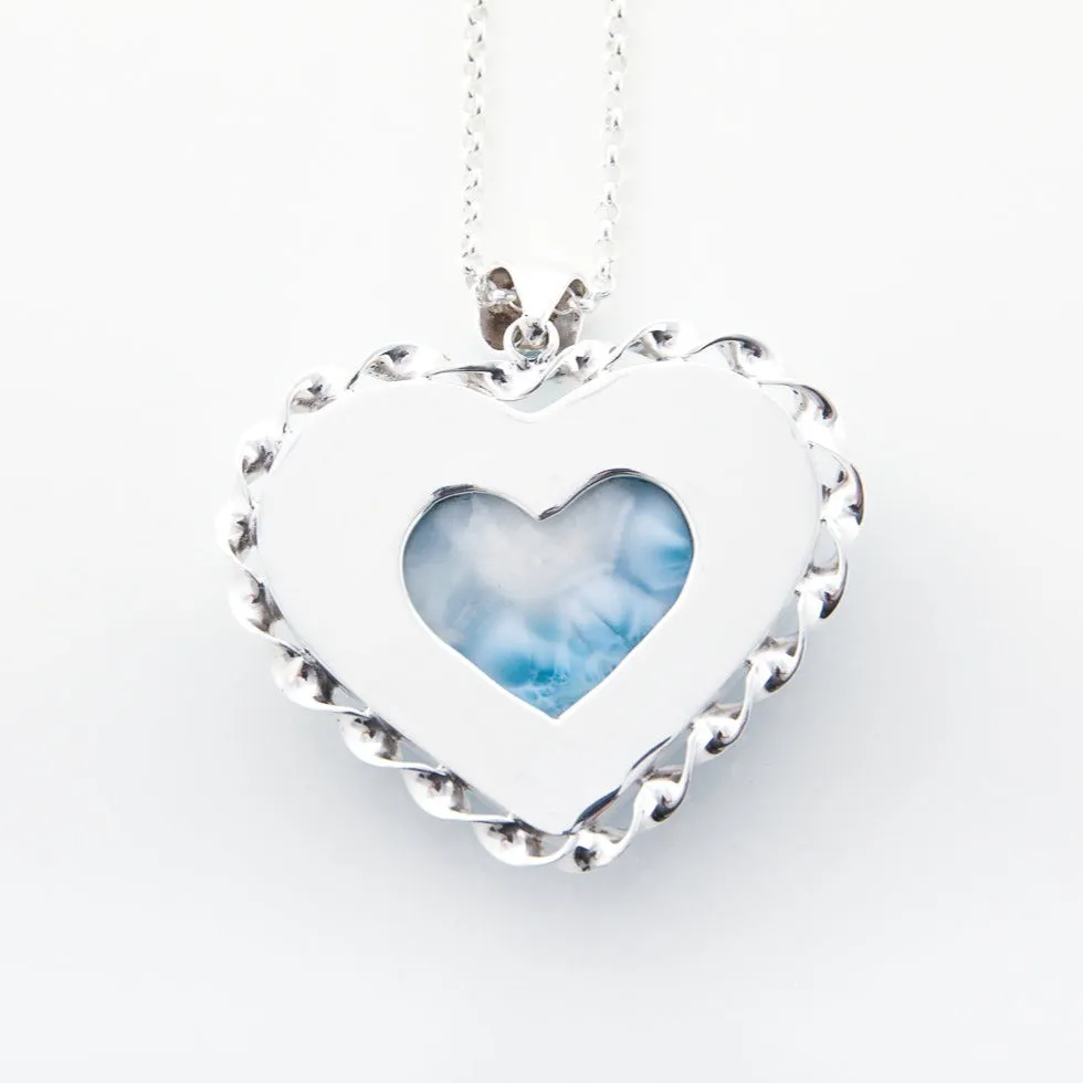 Larimar Heart Pendant Ashleigh