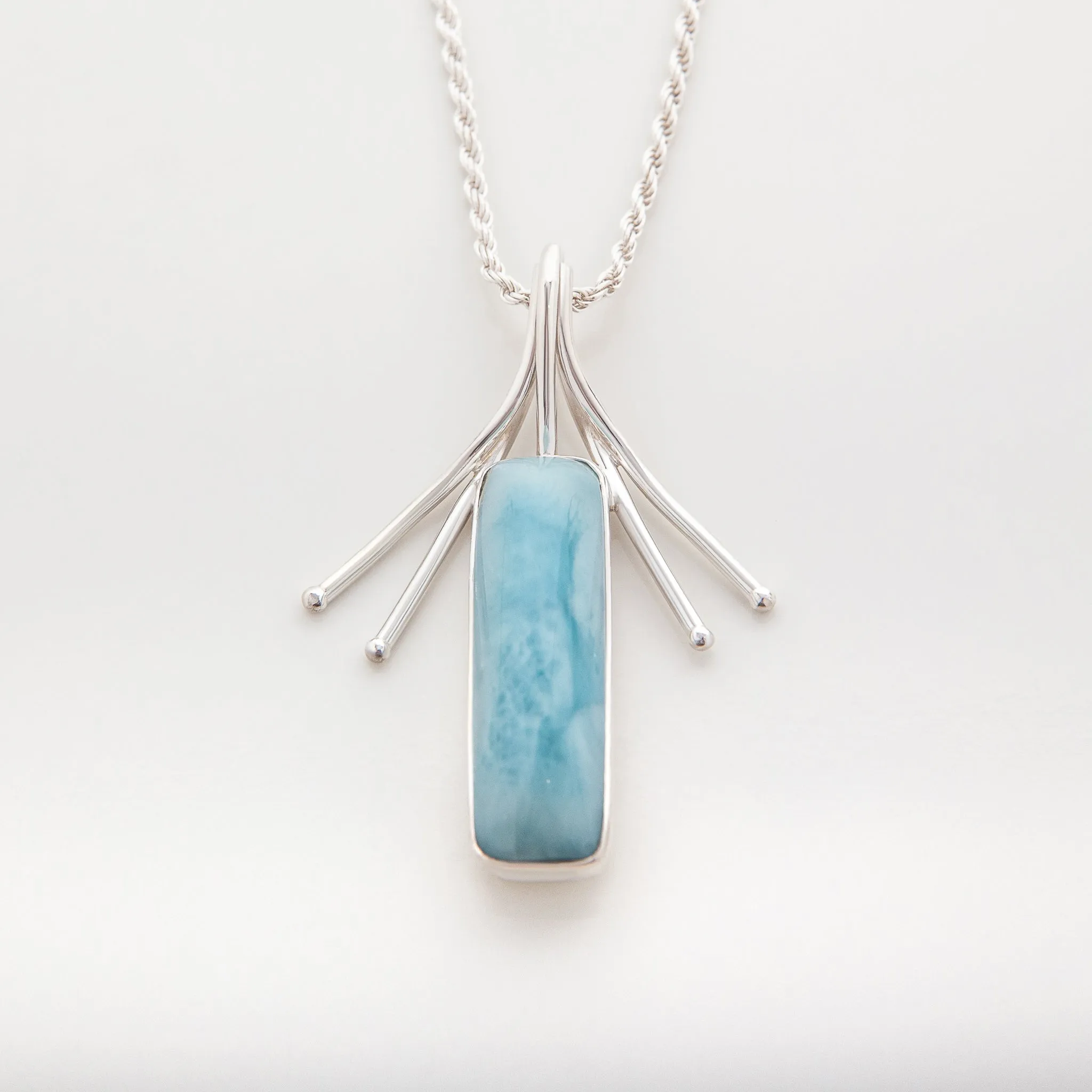 Larimar Pendant Faith