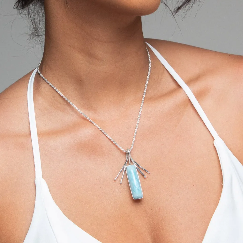 Larimar Pendant Faith