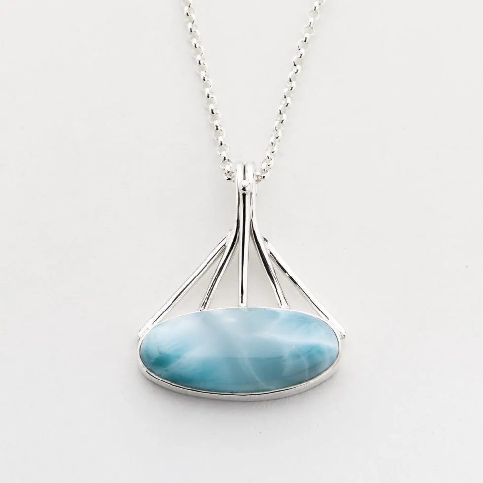 Larimar Pendant Felegname