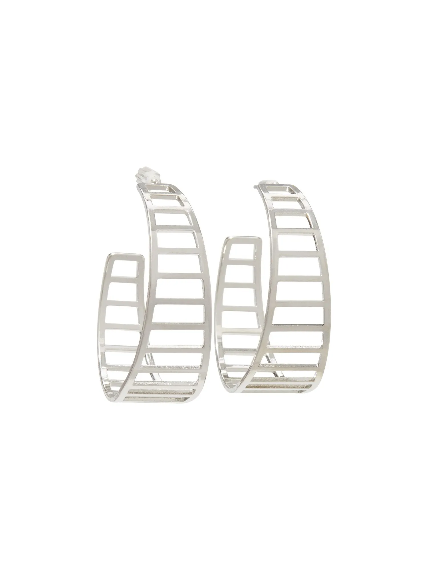 Lattice Hoop Earrings