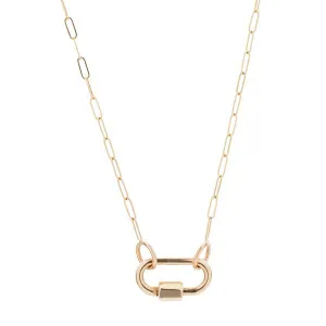 Marla Aaron 14k Yellow Gold Square Link Chain