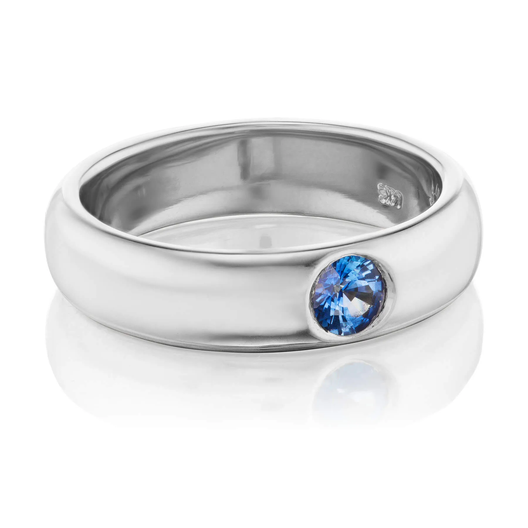 Men's Sapphire Engagement Ring