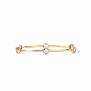 Milano Bangle Chalcedony Blue (Medium)