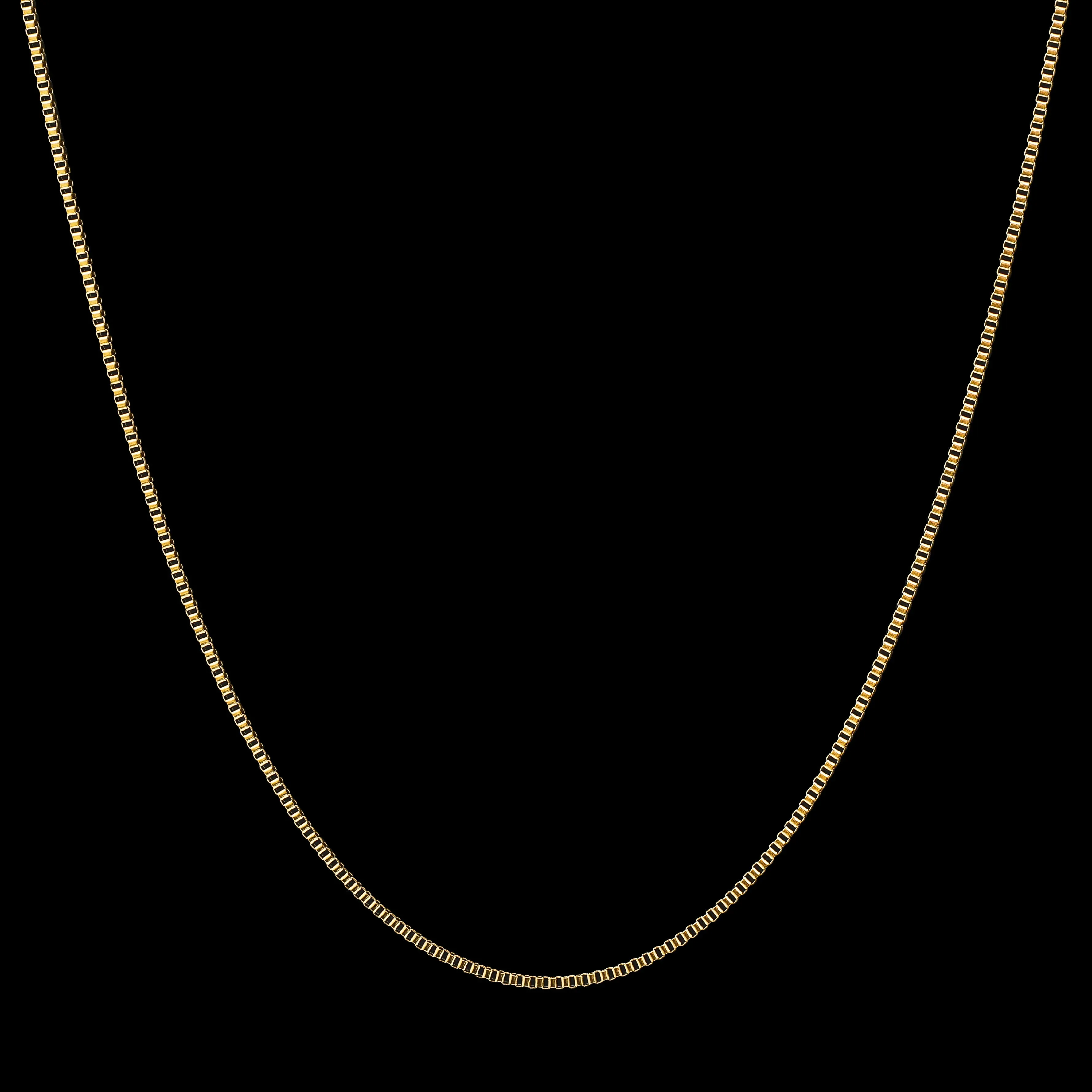 Minimal Box Chain - Gold RG196