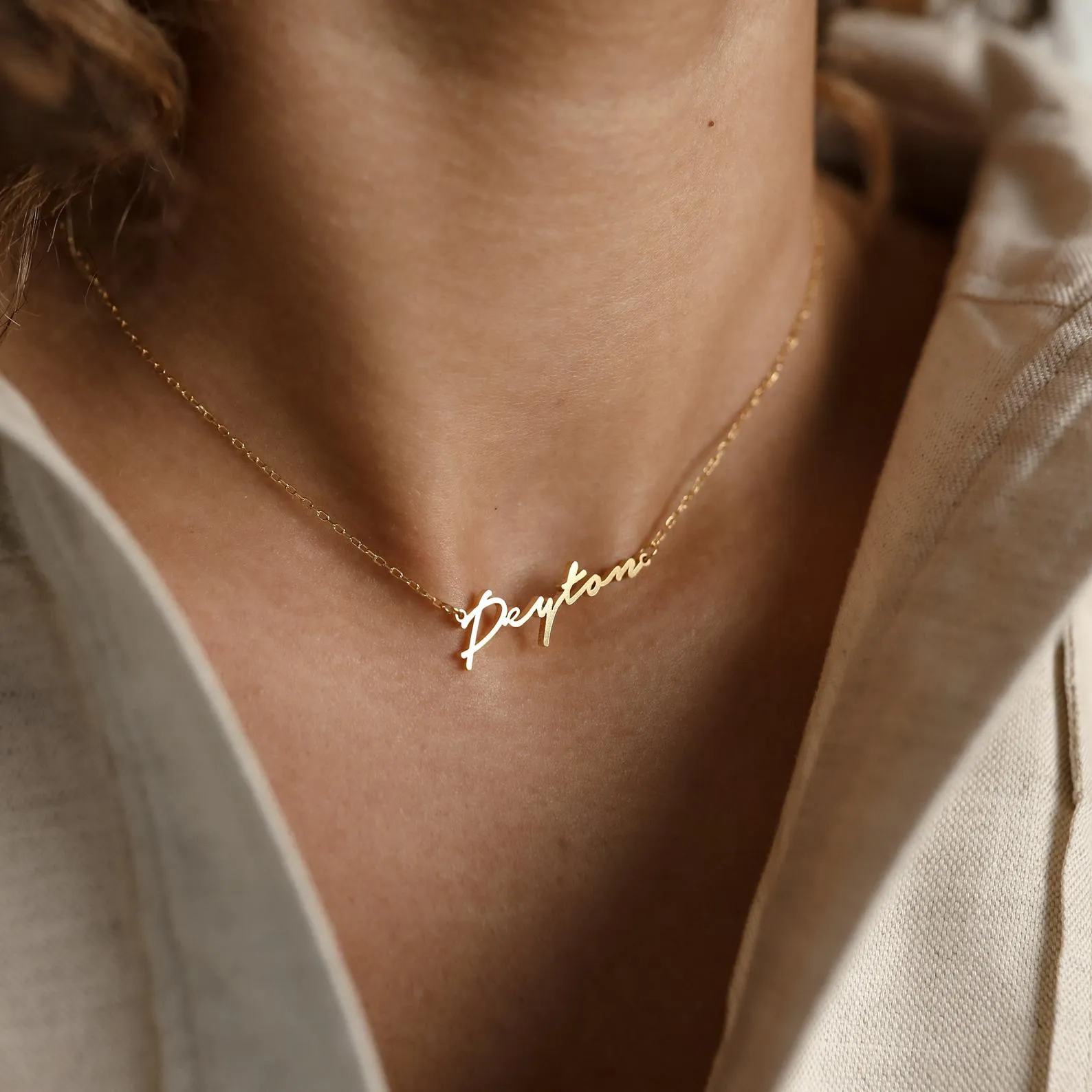 Minimal Name Necklace