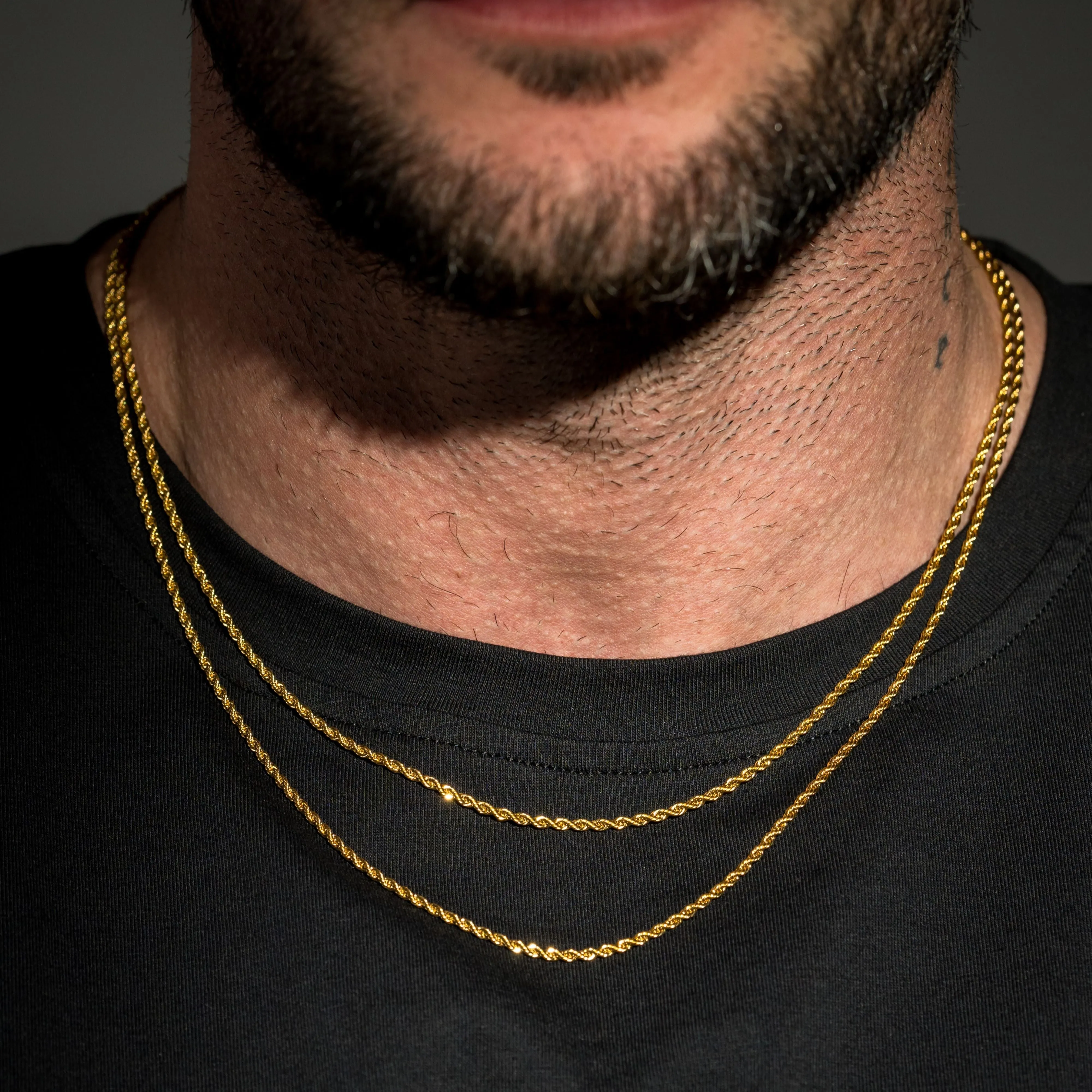 Minimal Rope Chain - Gold RG198