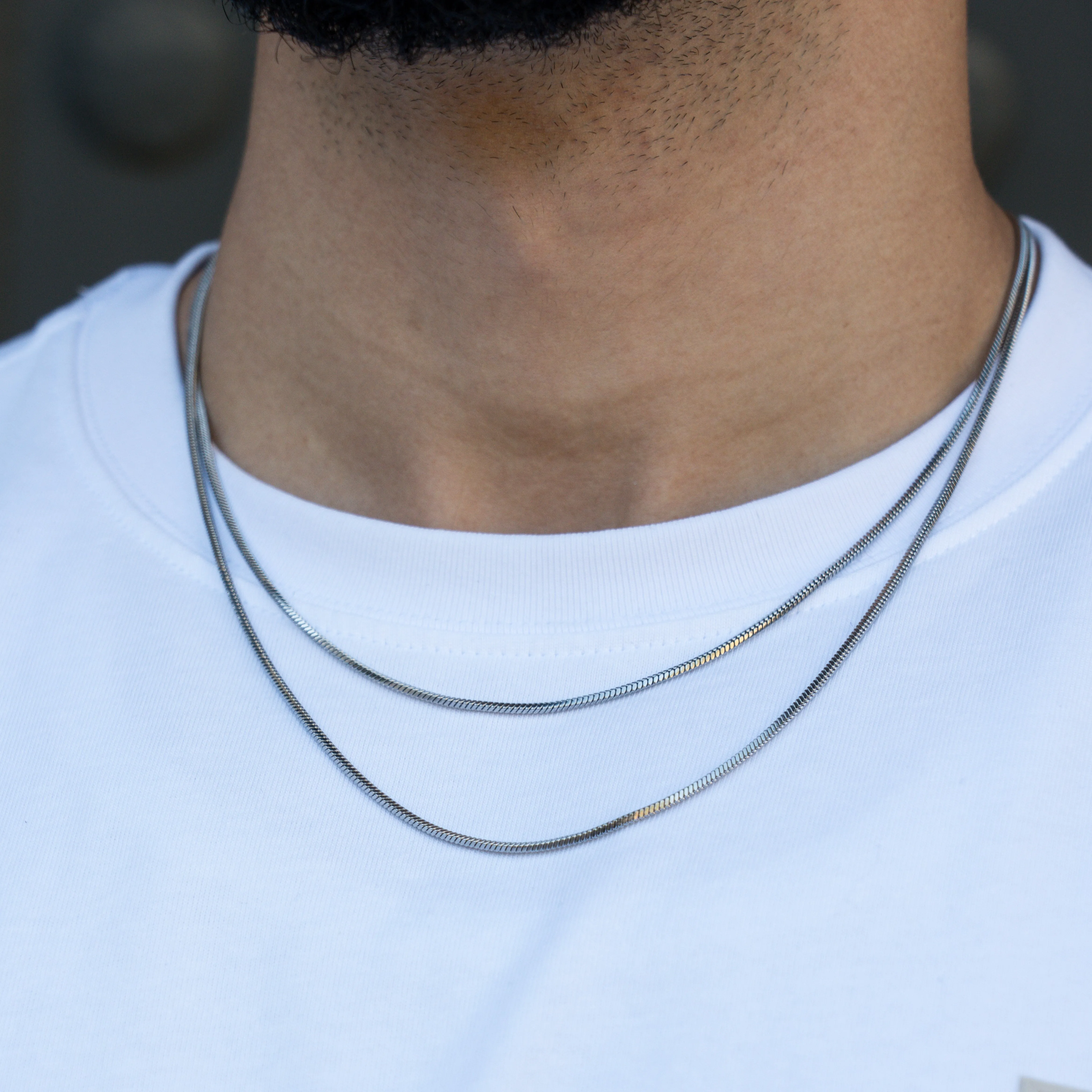 Minimal Snake Chain - Silver RG193