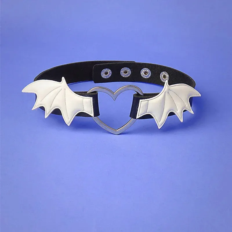 Multiple Color Bat Wings Choker