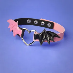 Multiple Color Bat Wings Choker