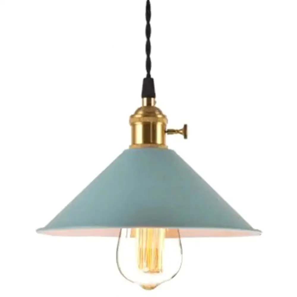 Nordic Industrial Macarons Pendant Light - Metal Colorful 1-Light Lighting