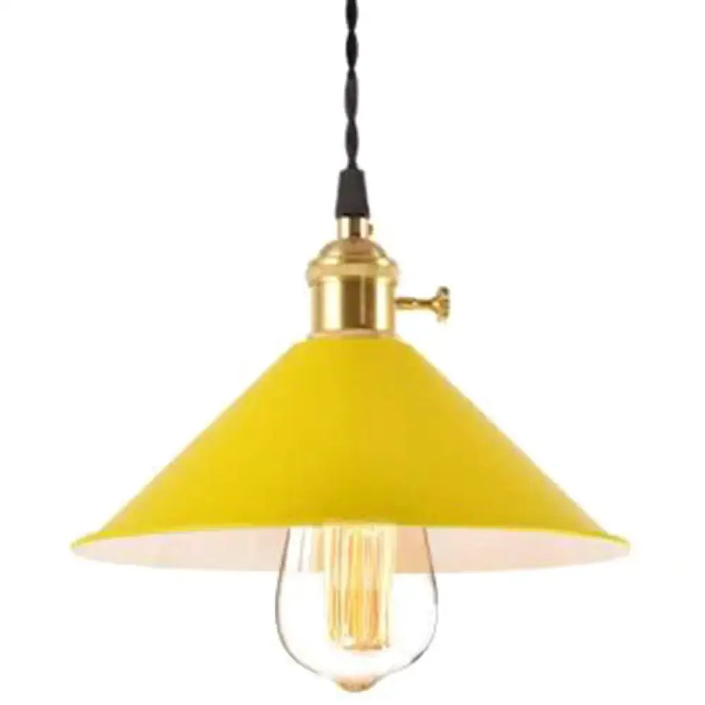 Nordic Industrial Macarons Pendant Light - Metal Colorful 1-Light Lighting