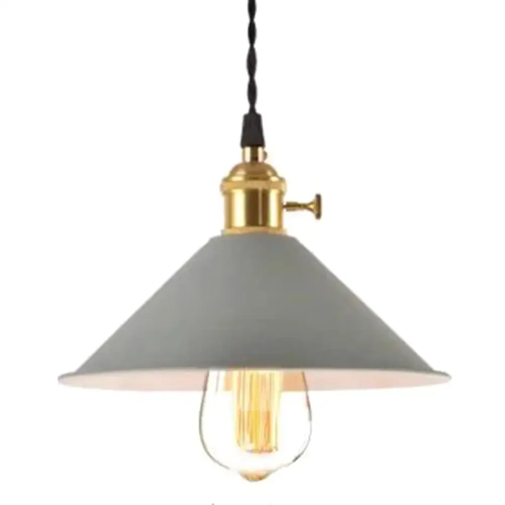 Nordic Industrial Macarons Pendant Light - Metal Colorful 1-Light Lighting