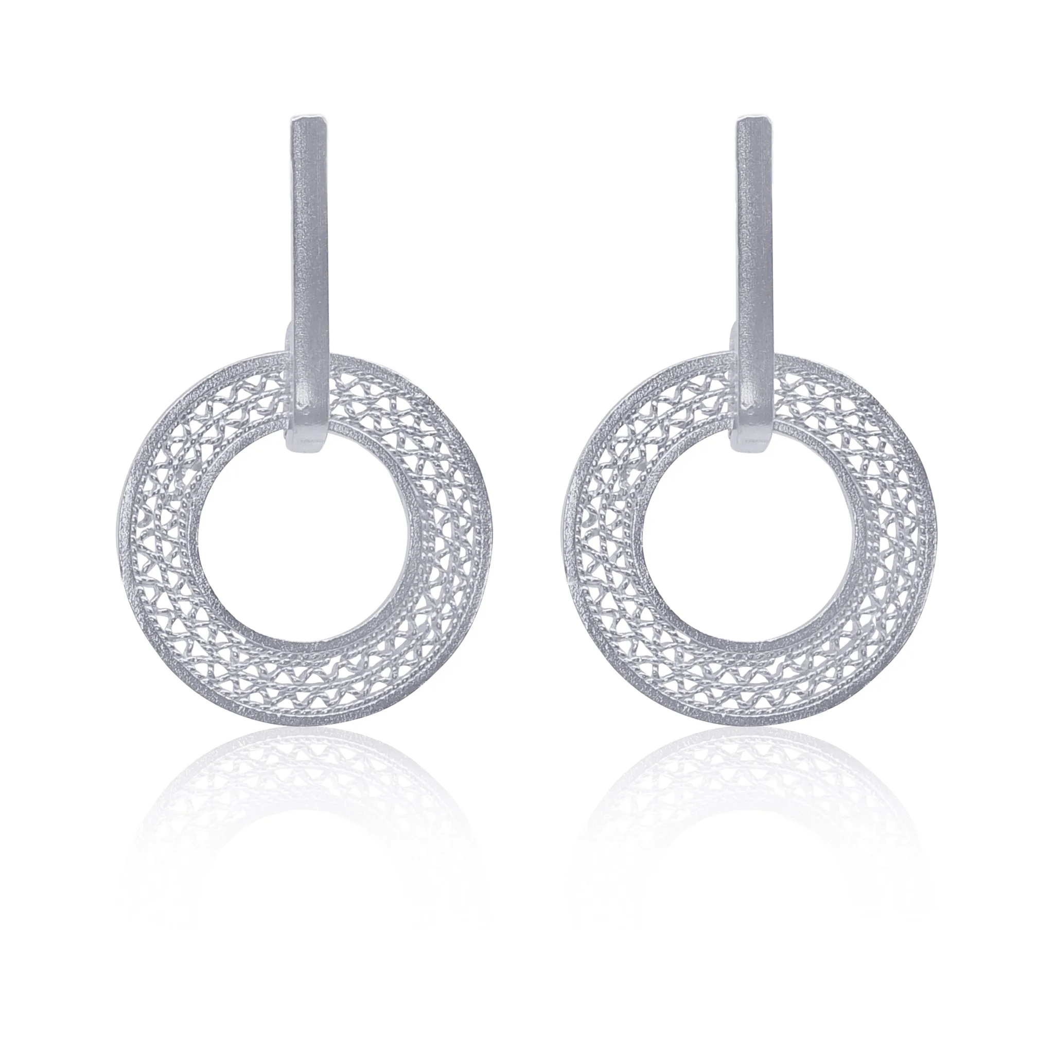 ORINOCO SILVER SMALL EARRINGS FILIGREE