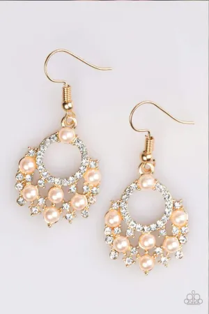 Paparazzi Earring ~ Sweet As MONEY - Gold