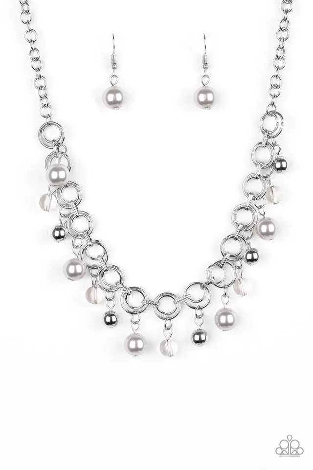 Paparazzi Necklace ~ Fiercely Fancy - Silver