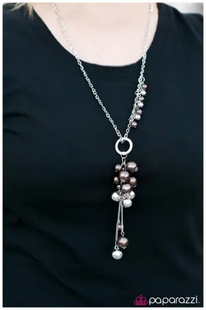 Paparazzi Necklace ~ Party On! - Brown