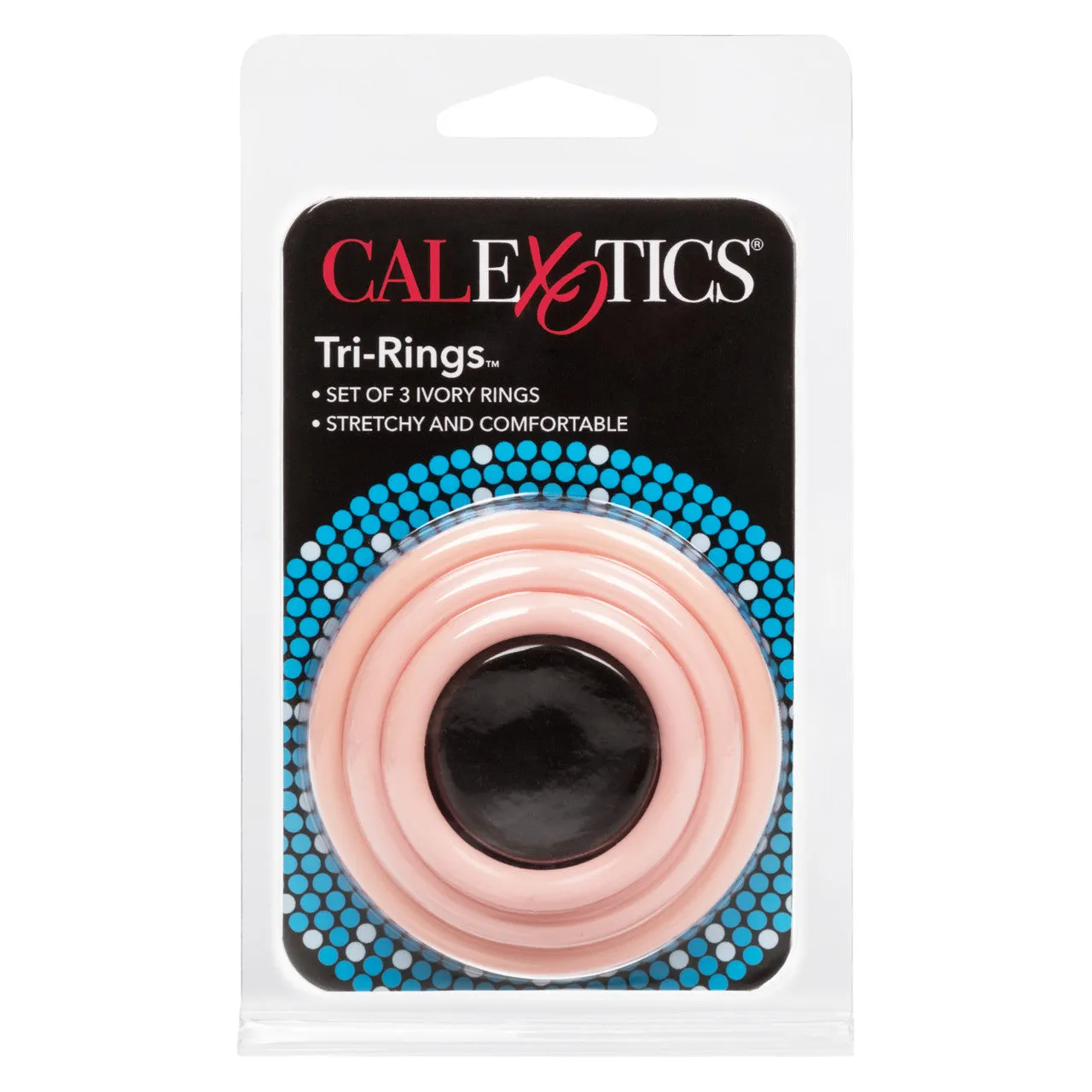 Rings! Tri Rings Cock Ring Set (3 Piece Set) - Vanilla