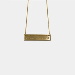 Rise against - necklace - gold plated