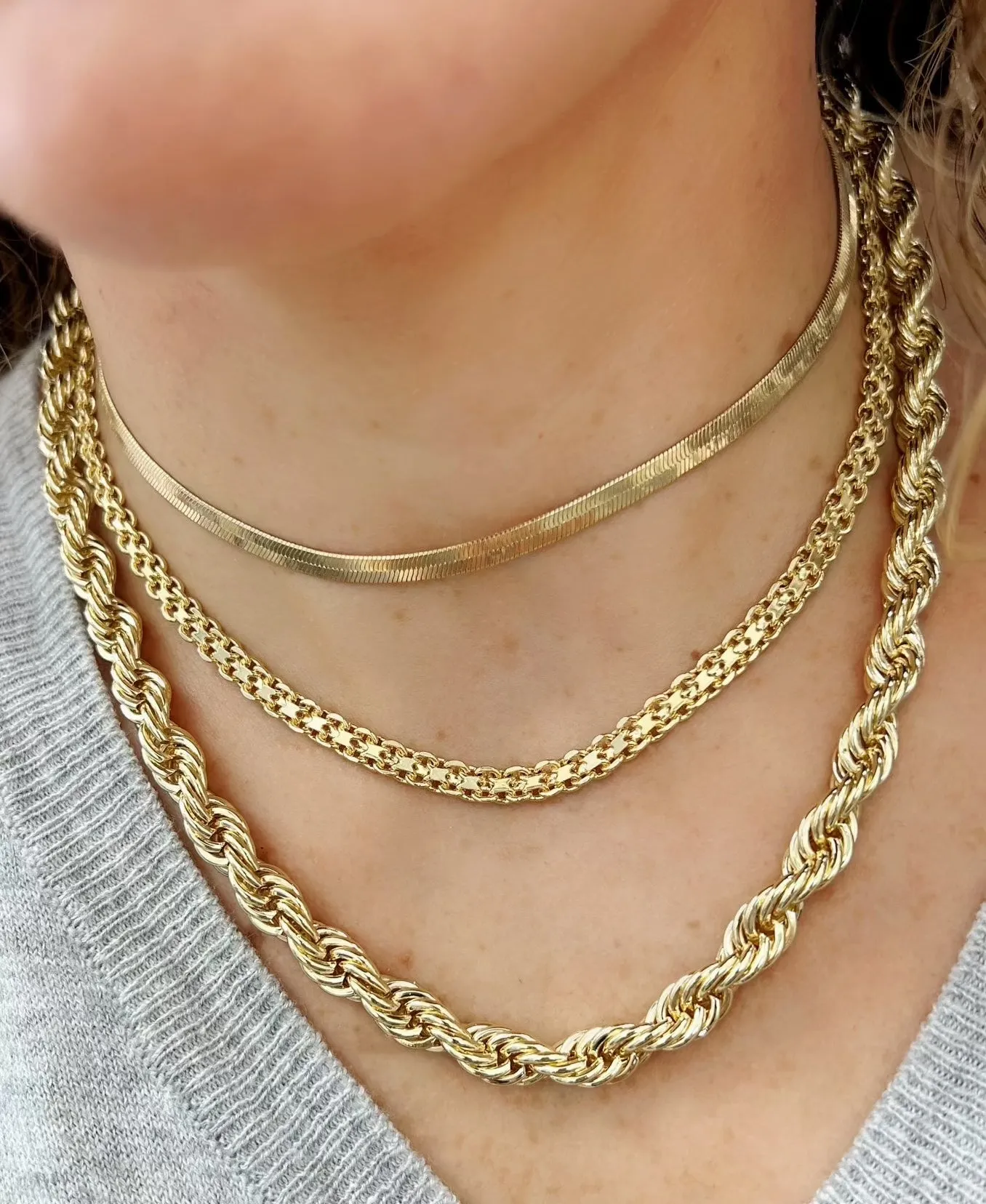 Rope Chain Necklace (7mm)