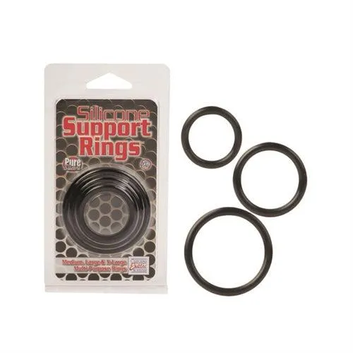 Silicone Support Rings - Black