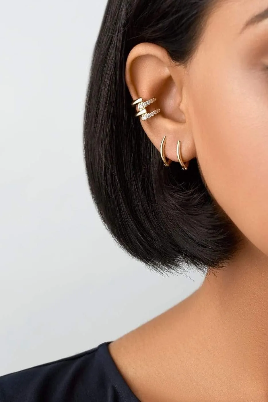 Small Gold Cristina Earrings