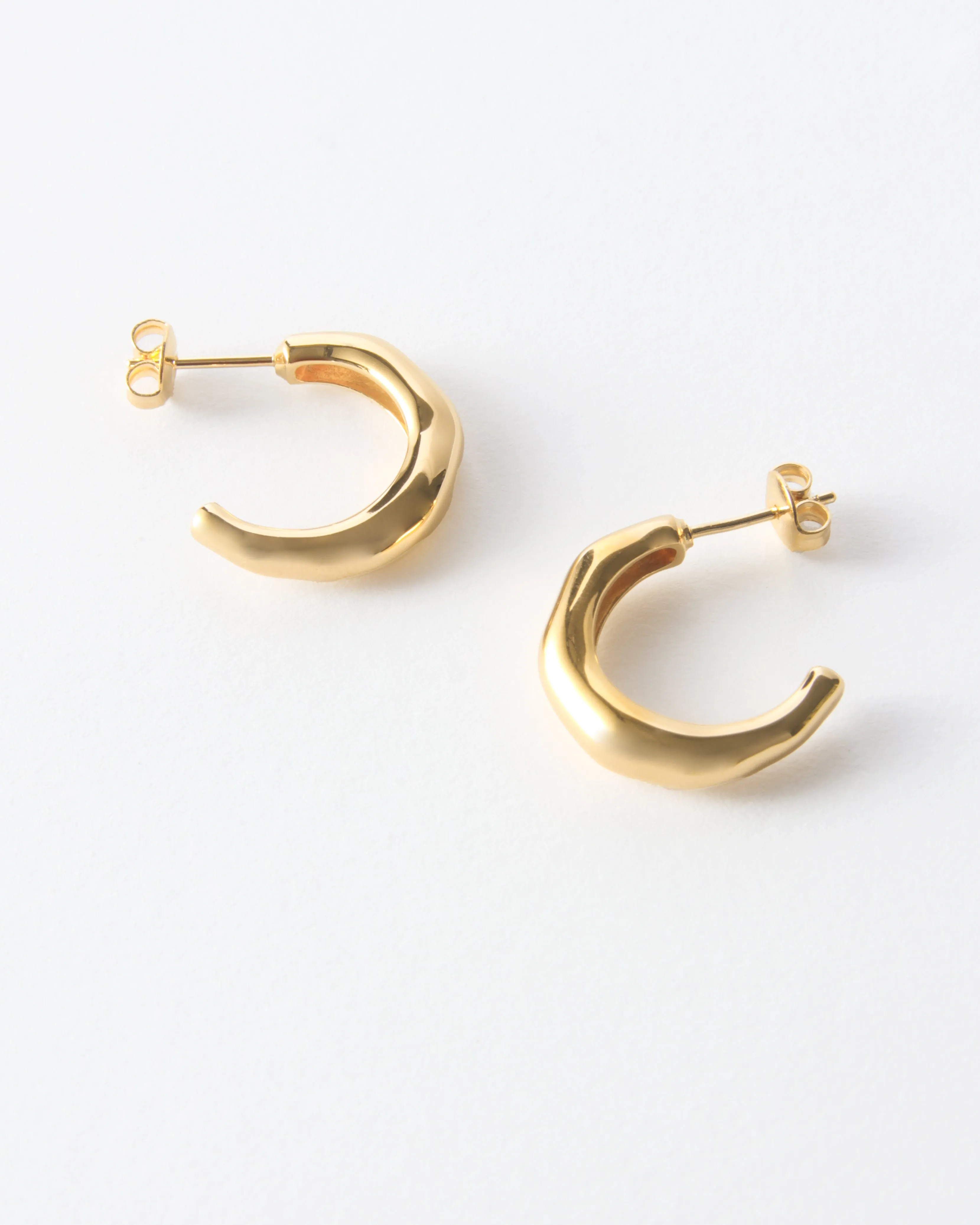 Small Hoops Gold Plated