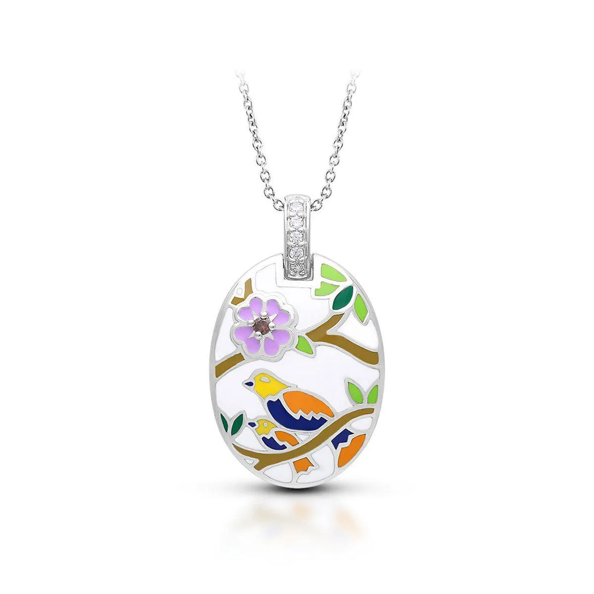 Songbird Oval Pendant