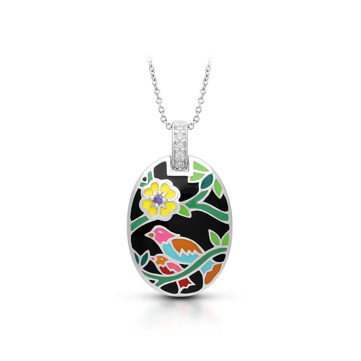 Songbird Oval Pendant