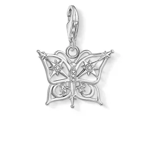 Sterling Silver Thomas Sabo Charm CLub Zirconia Butterfly of the Night Charm