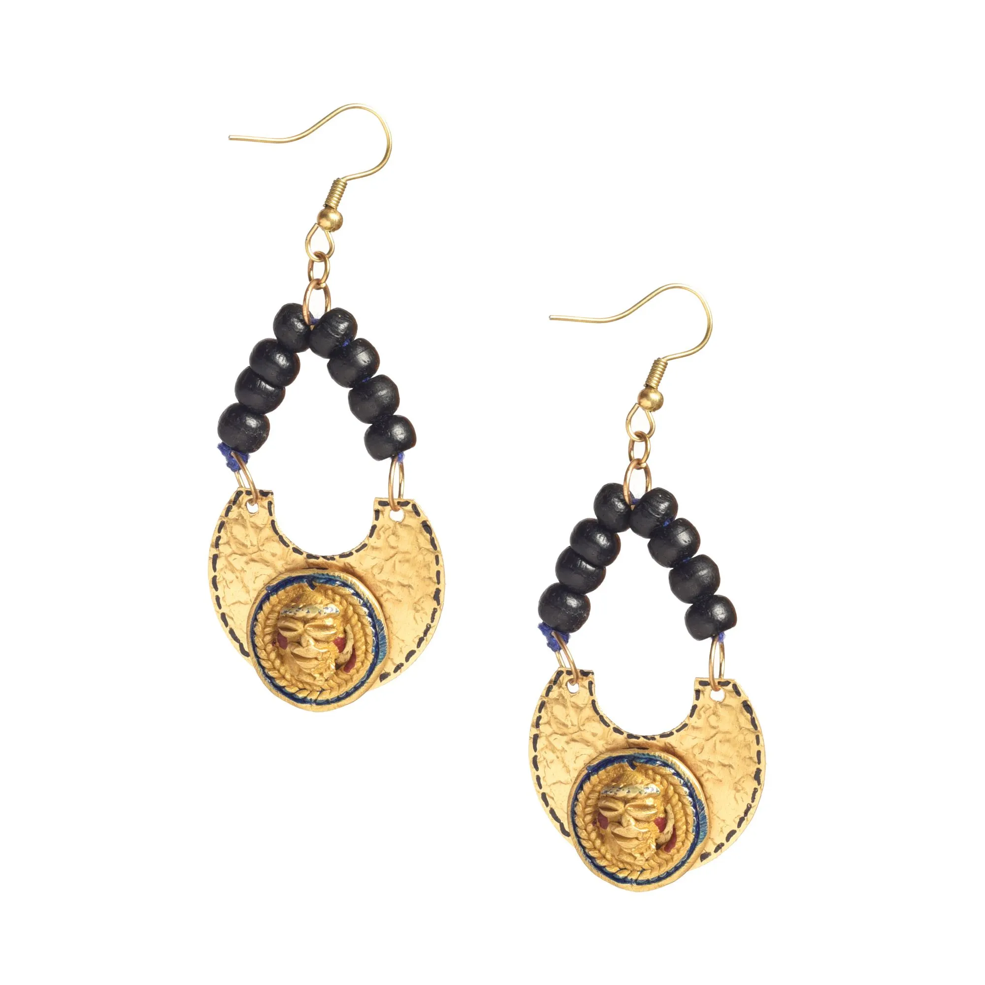 The Moon Queen Handcrafted Tribal Earrings