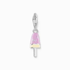 Thomas Sabo Charm Pendant Colorful Popsicle With White Stones Silver 1999-041-7