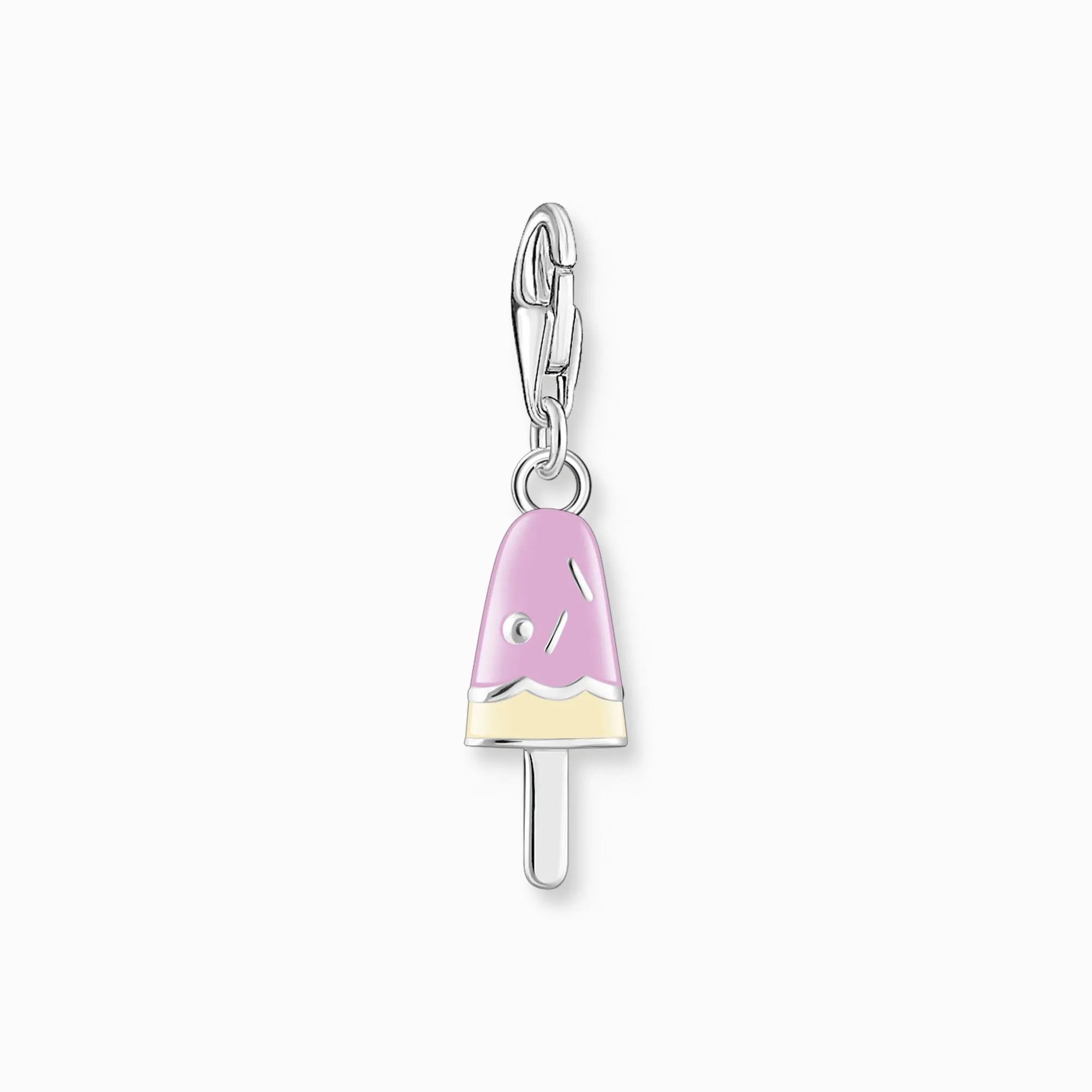 Thomas Sabo Charm Pendant Colorful Popsicle With White Stones Silver 1999-041-7