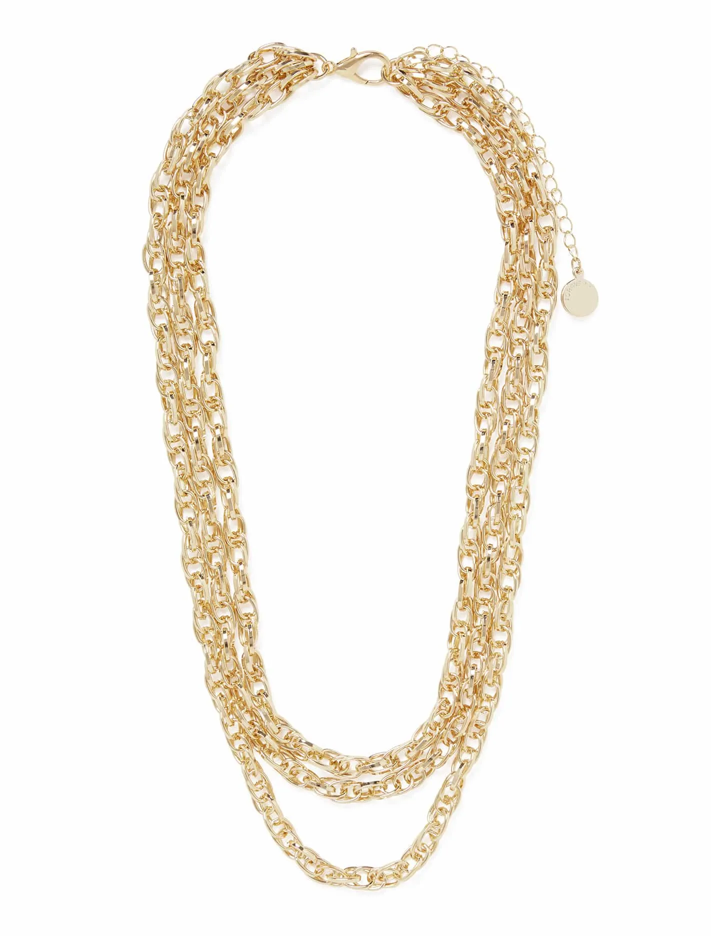 Trinity Tripple Chain Necklace