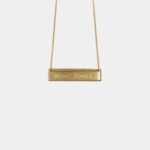 Wine lover - necklace - gold plated